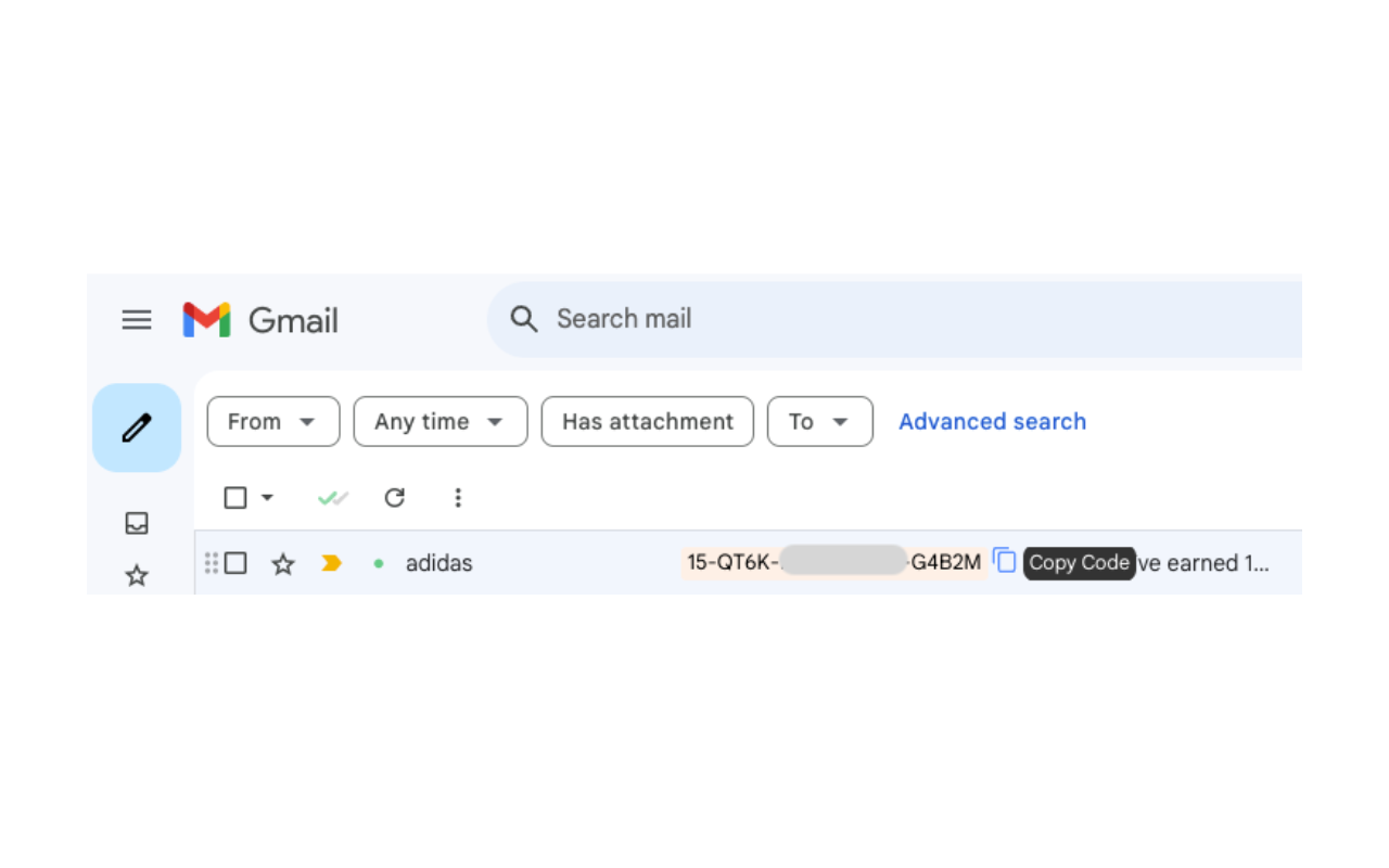 Email Code Extractor chrome谷歌浏览器插件_扩展第2张截图