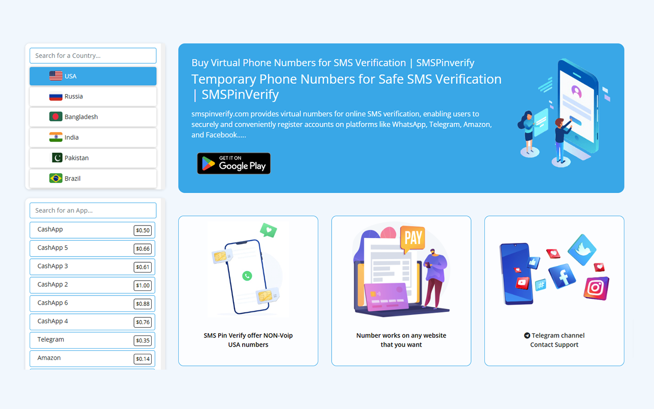 SMS Pin Verify chrome谷歌浏览器插件_扩展第1张截图