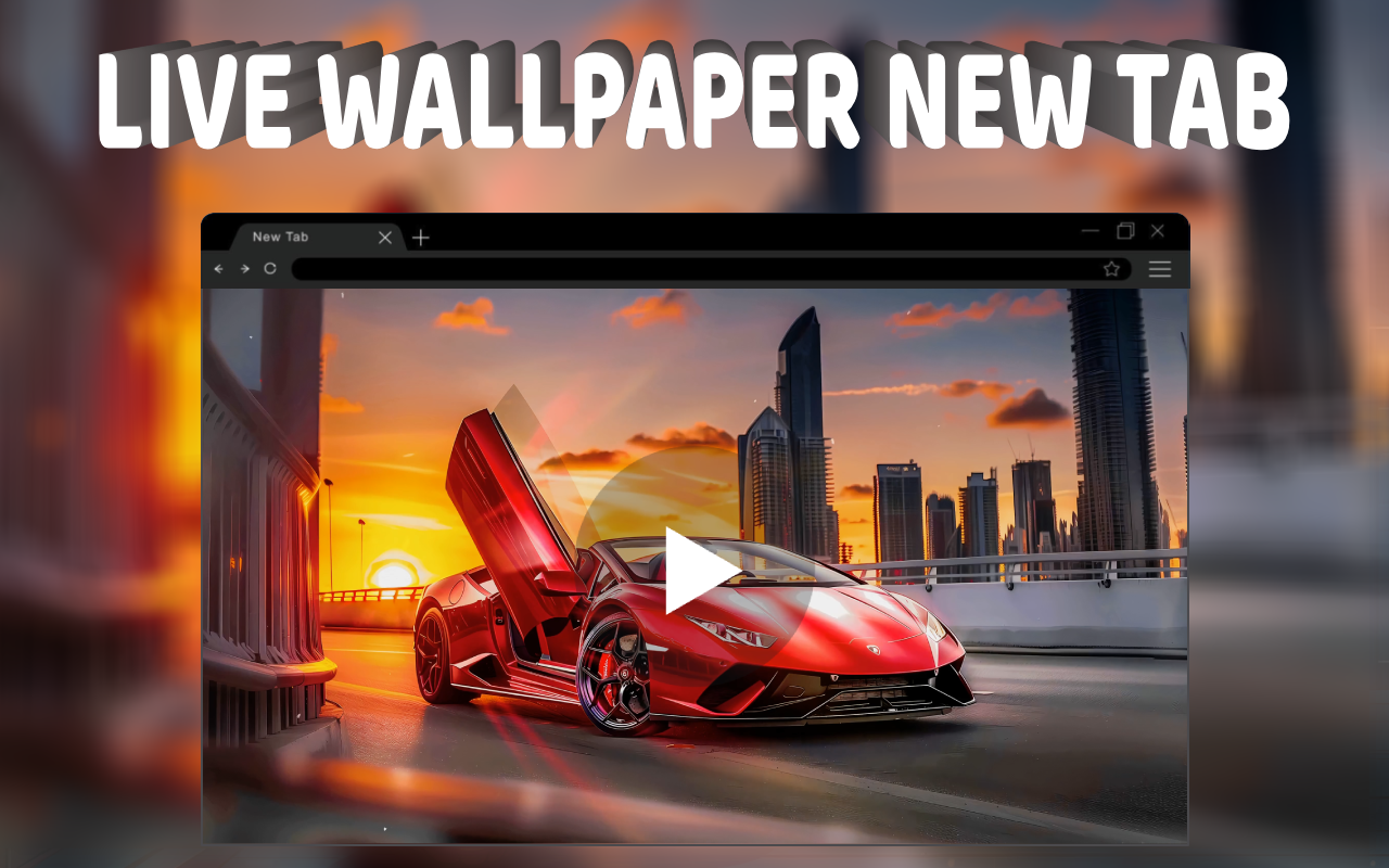 Red Lamborghini Live Wallpaper chrome谷歌浏览器插件_扩展第2张截图
