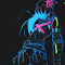 Jinx Neon Graffiti Live Wallpaper