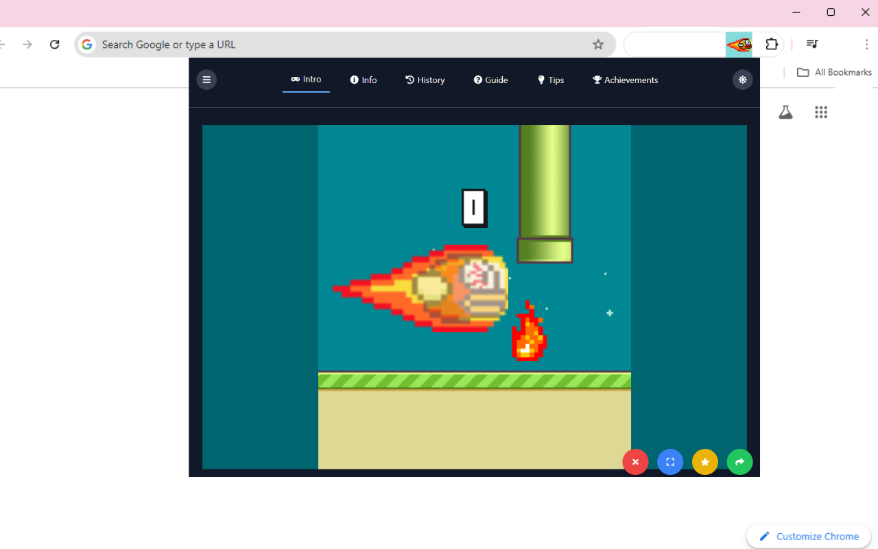 Flappy Bird (Super) chrome谷歌浏览器插件_扩展第2张截图