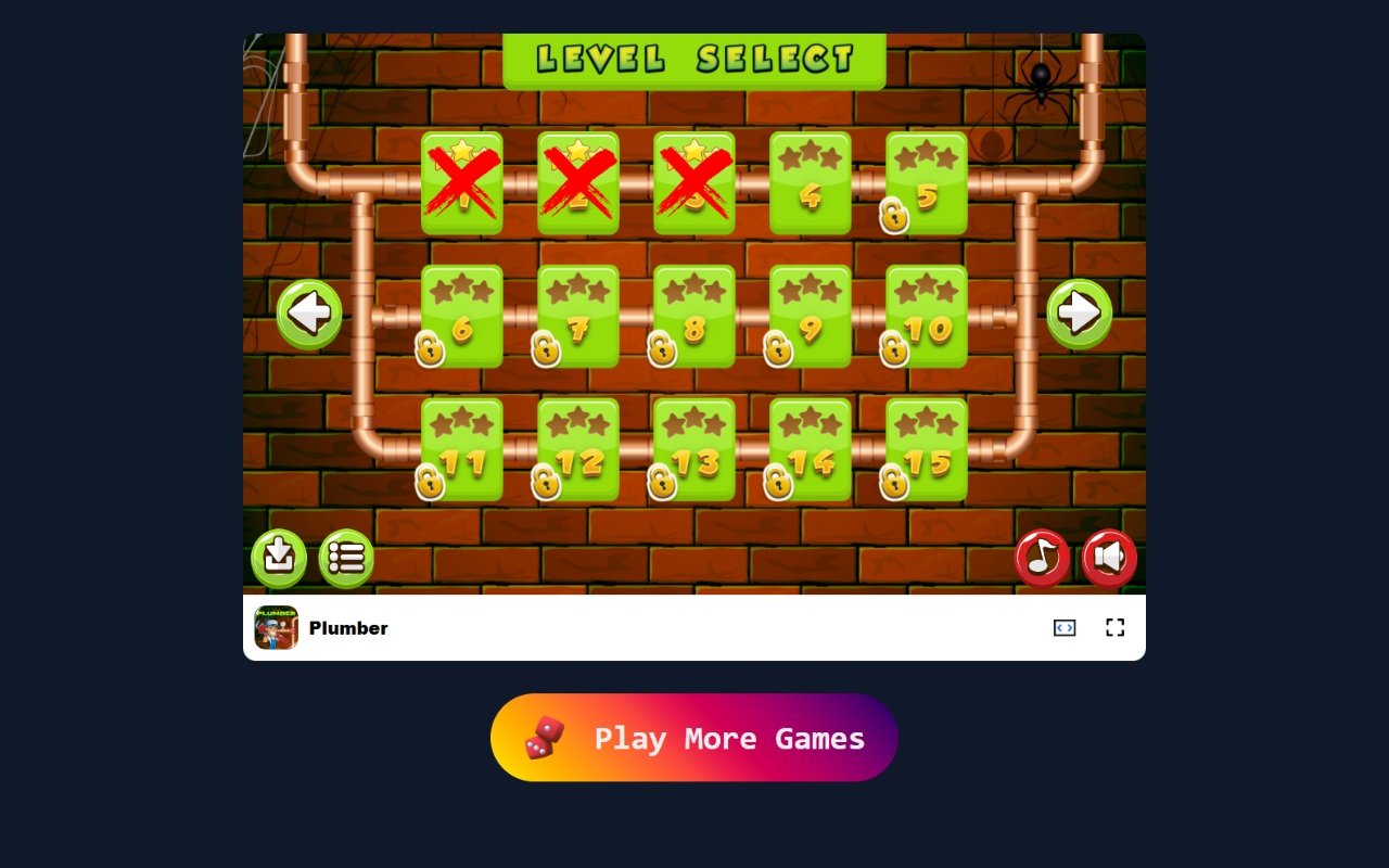 Plumber 在浏览器中游戏 - 免费且离线可用 chrome谷歌浏览器插件_扩展第4张截图