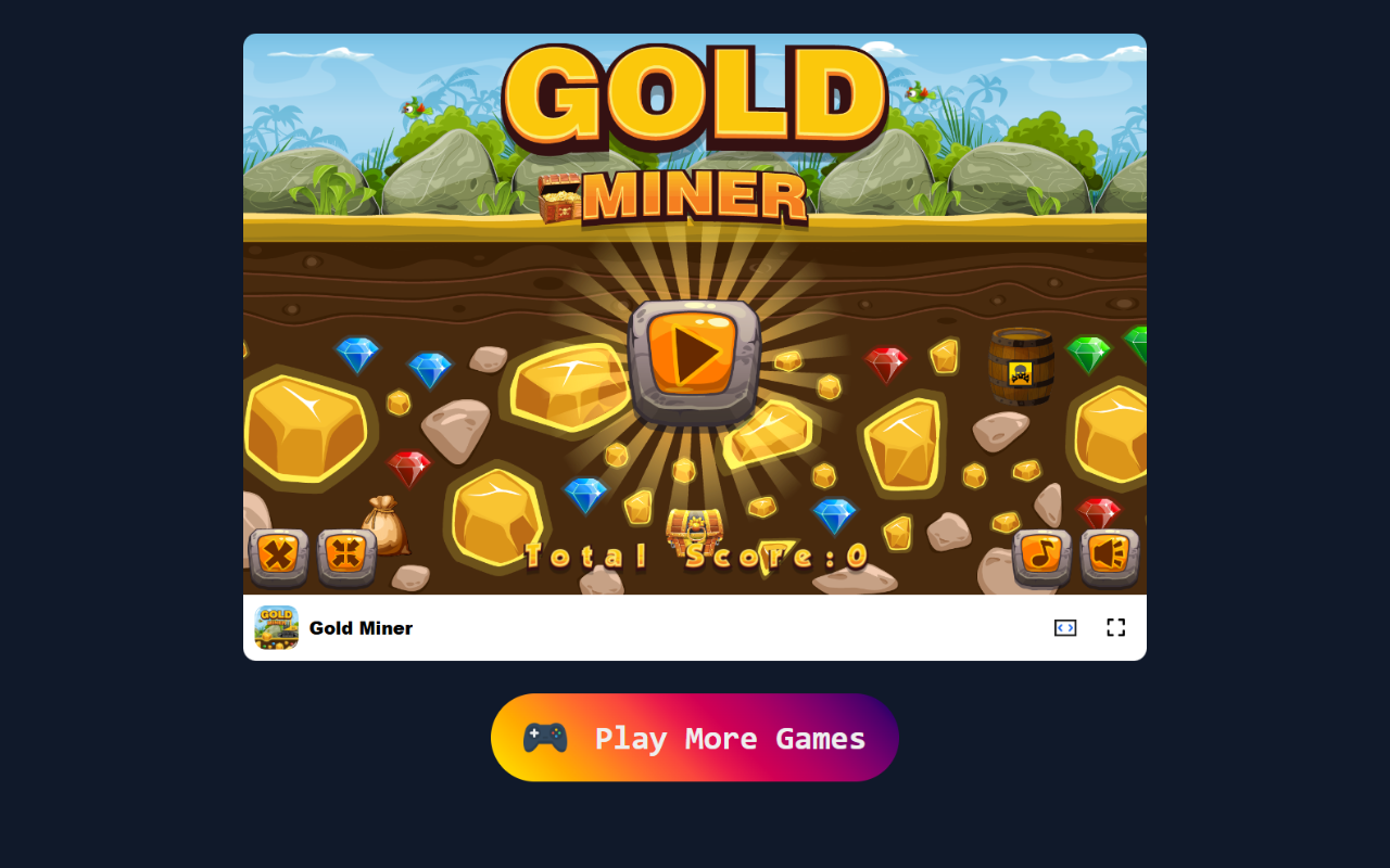 Gold Miner 在浏览器中游戏 - 免费且离线可用 chrome谷歌浏览器插件_扩展第3张截图