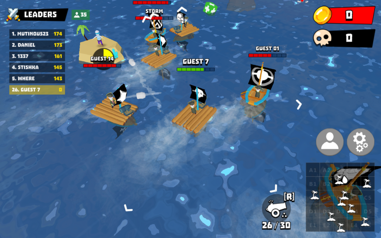 Shipo io 游戏 - 在史诗般的海战中指挥您的帆船！ chrome谷歌浏览器插件_扩展第2张截图