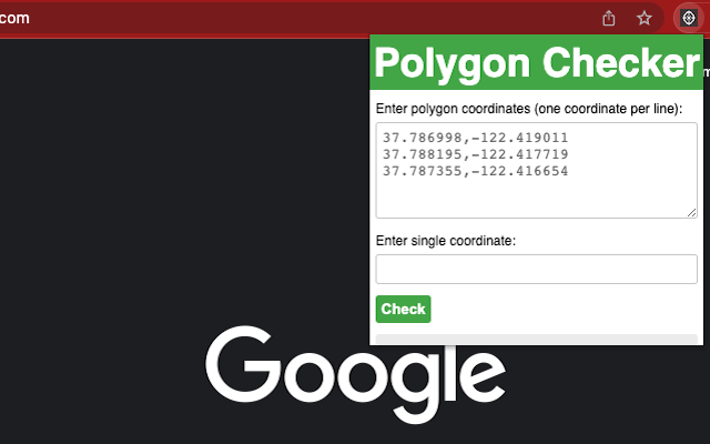 Polygon Checker chrome谷歌浏览器插件_扩展第1张截图
