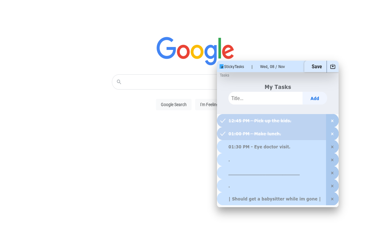 Sticky Tasks chrome谷歌浏览器插件_扩展第1张截图