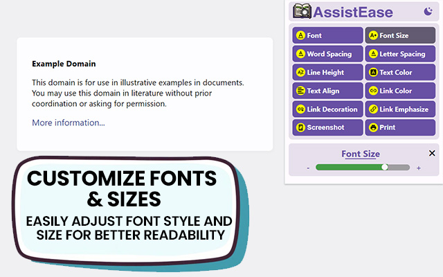 AssistEase - 更好的辅助功能 chrome谷歌浏览器插件_扩展第3张截图