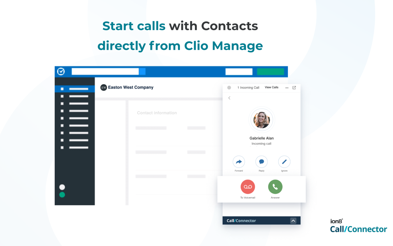 ion8 Clio Call Connector chrome谷歌浏览器插件_扩展第1张截图