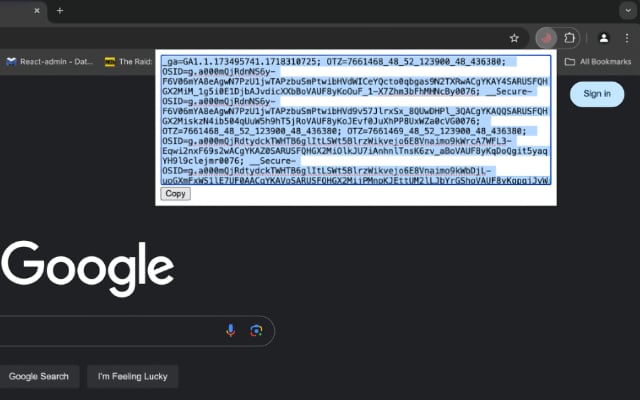 Copy Cookies chrome谷歌浏览器插件_扩展第1张截图