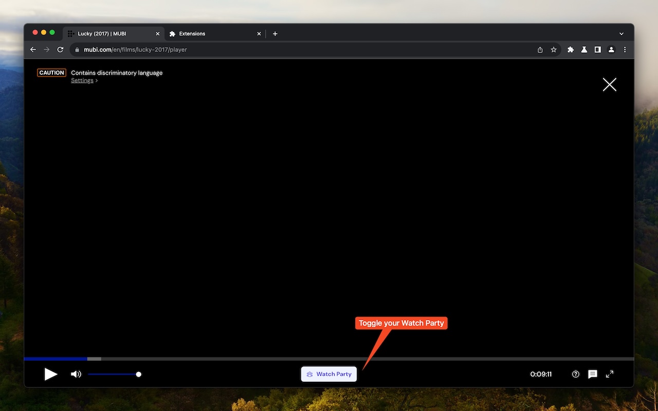 Mubi Watch Party chrome谷歌浏览器插件_扩展第2张截图