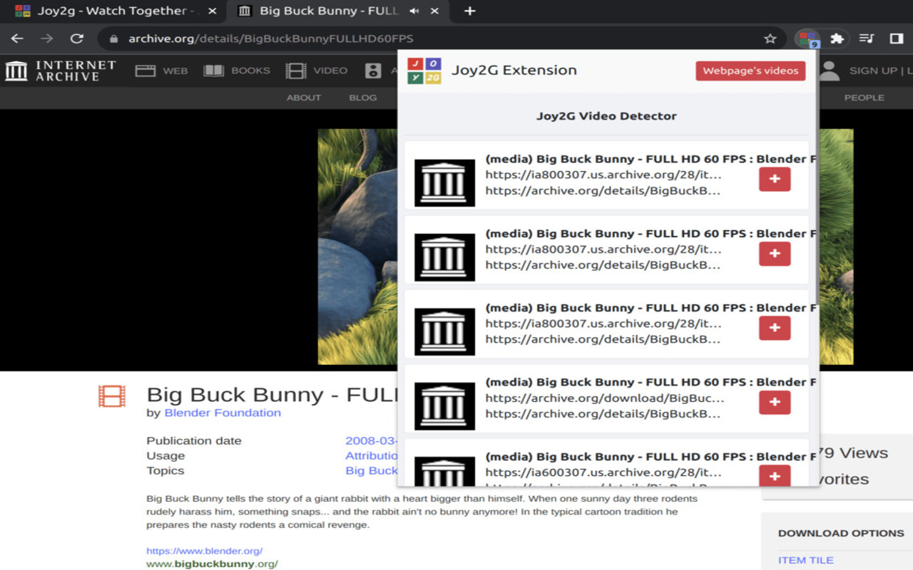 Watch Together On Joy2g chrome谷歌浏览器插件_扩展第3张截图