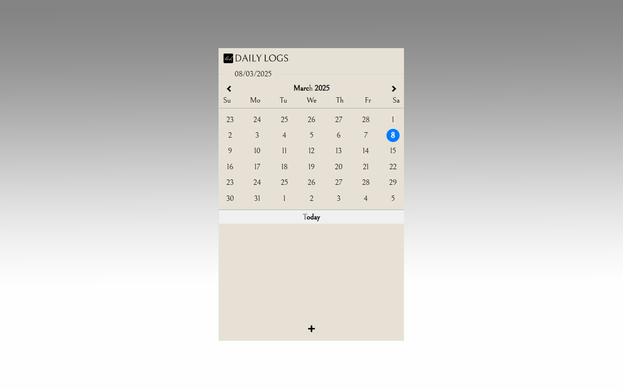 Daily Log chrome谷歌浏览器插件_扩展第3张截图