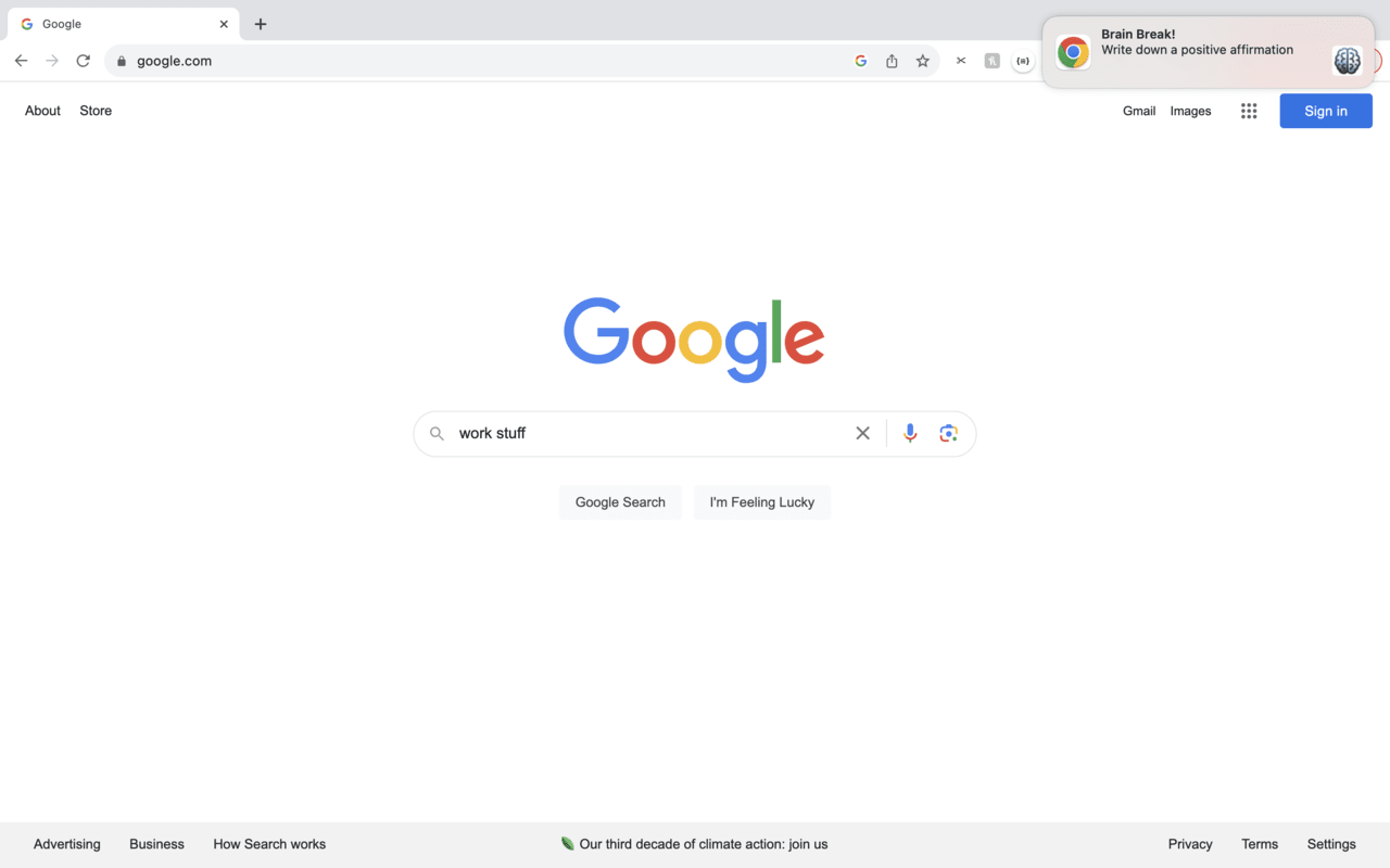 Brain Break chrome谷歌浏览器插件_扩展第1张截图
