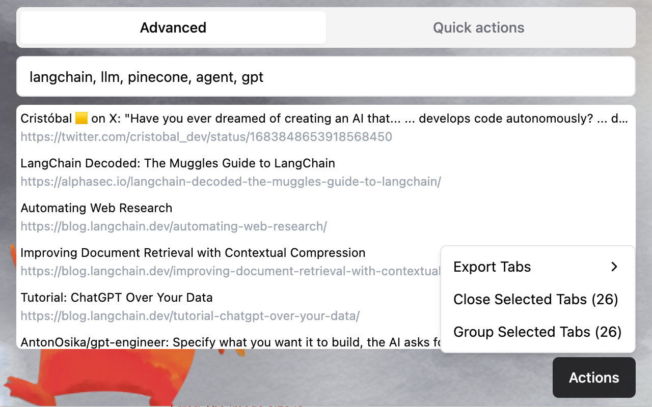 Tab Monster chrome谷歌浏览器插件_扩展第1张截图