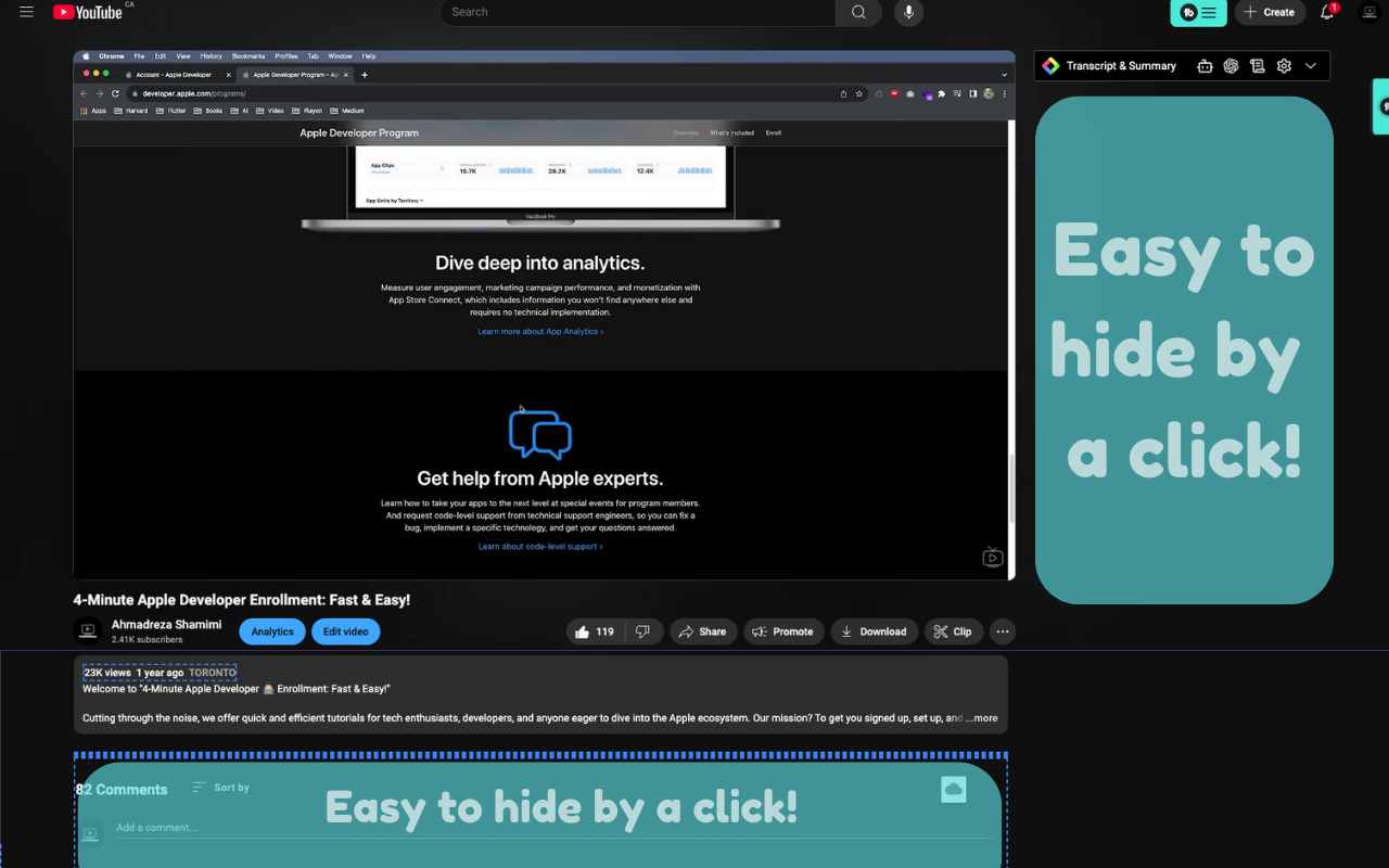 YouTube Focus Mode chrome谷歌浏览器插件_扩展第1张截图