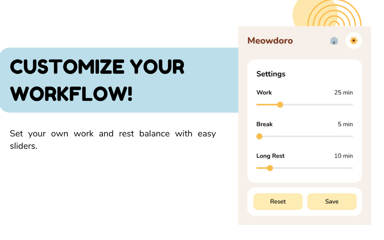 Meowdoro Tracker - Pomodoro Work Timer & Productivity Tool chrome谷歌浏览器插件_扩展第2张截图