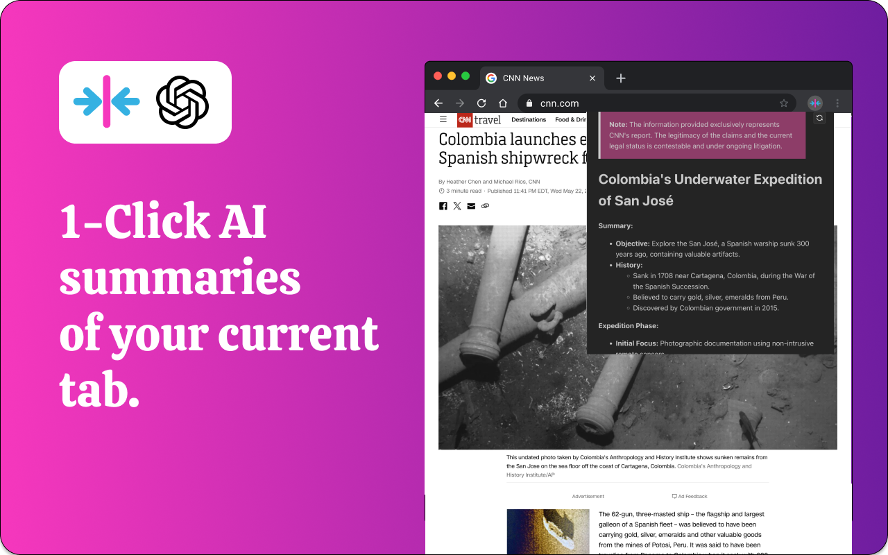 GPT Summarizer chrome谷歌浏览器插件_扩展第3张截图