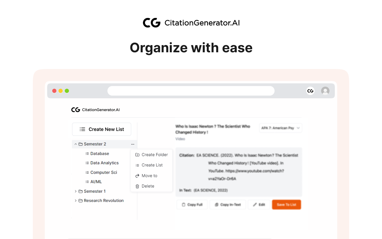 Citation Generator AI : Cite in APA, MLA, Chicago and Other Formats chrome谷歌浏览器插件_扩展第3张截图