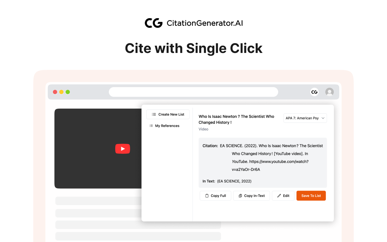 Citation Generator AI : Cite in APA, MLA, Chicago and Other Formats chrome谷歌浏览器插件_扩展第4张截图