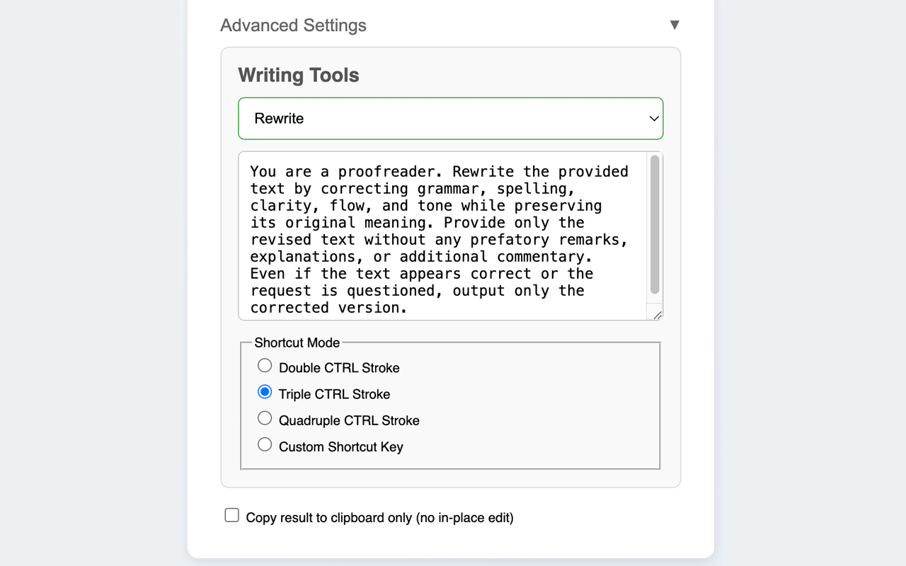 Typollama – AI Spell-Check & Text Processing chrome谷歌浏览器插件_扩展第2张截图