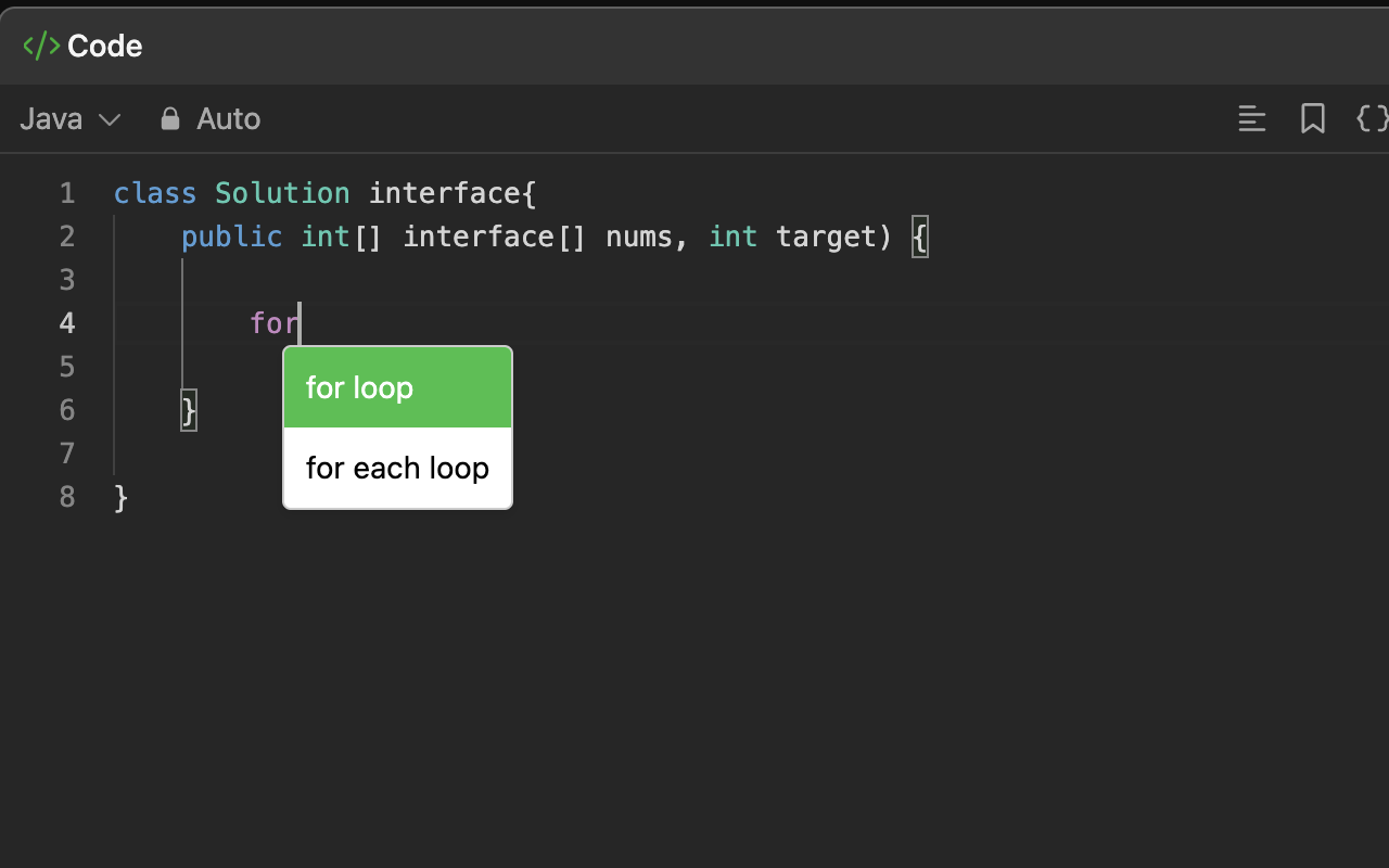 LeetCode Autocomplete Extension chrome谷歌浏览器插件_扩展第1张截图