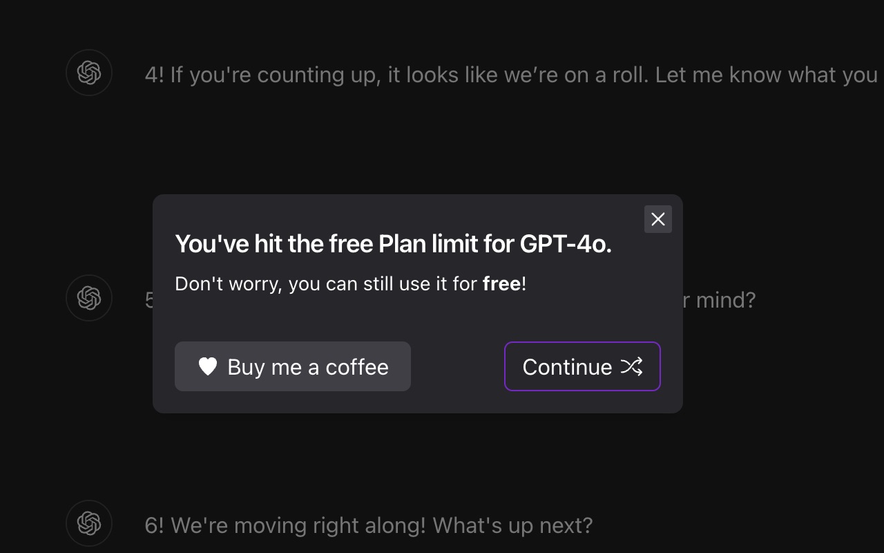 SorryGPT-4o chrome谷歌浏览器插件_扩展第3张截图
