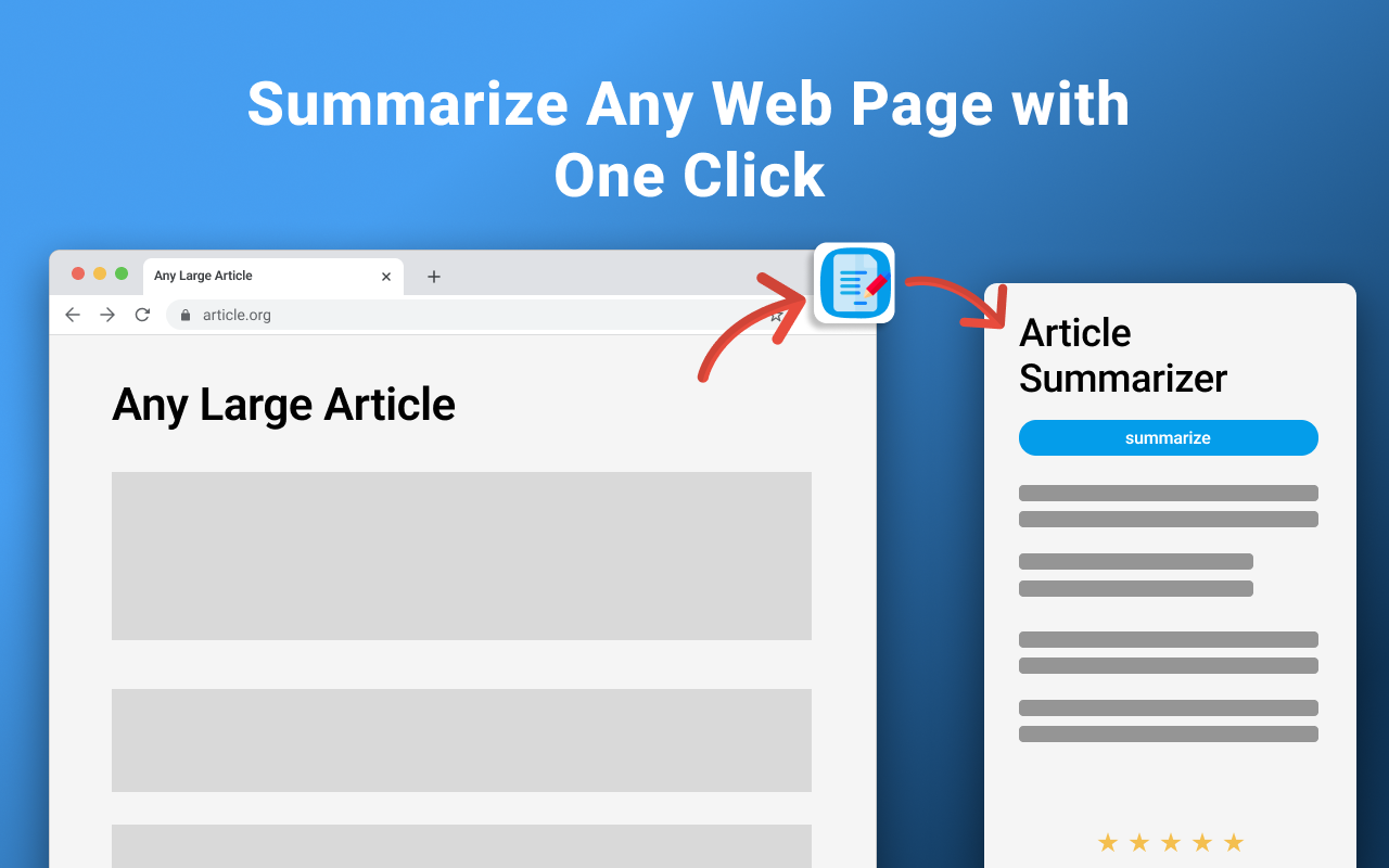 Article Summarizer | 文章摘要工具 chrome谷歌浏览器插件_扩展第1张截图