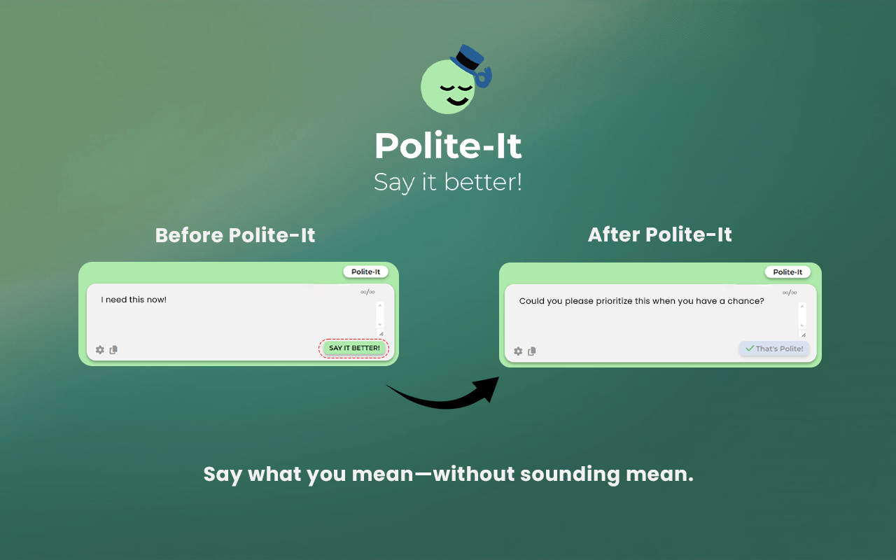 Polite-It chrome谷歌浏览器插件_扩展第1张截图