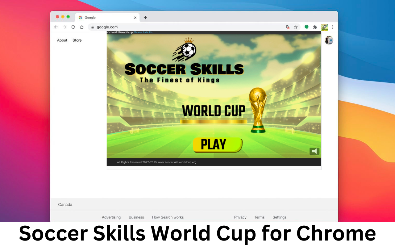 Soccer Skills World Cup Game chrome谷歌浏览器插件_扩展第1张截图