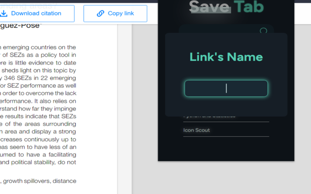 Save Links chrome谷歌浏览器插件_扩展第1张截图