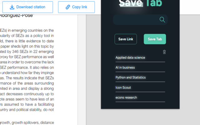 Save Links chrome谷歌浏览器插件_扩展第3张截图