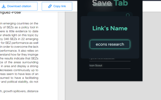 Save Links chrome谷歌浏览器插件_扩展第4张截图