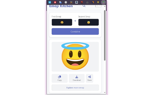 Emoji Kitchen chrome谷歌浏览器插件_扩展第3张截图