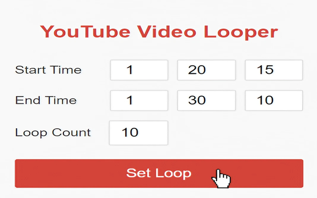 YTLoop chrome谷歌浏览器插件_扩展第1张截图