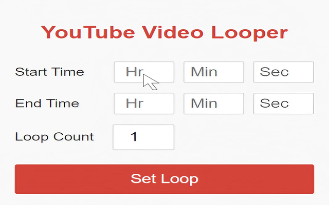 YTLoop chrome谷歌浏览器插件_扩展第2张截图