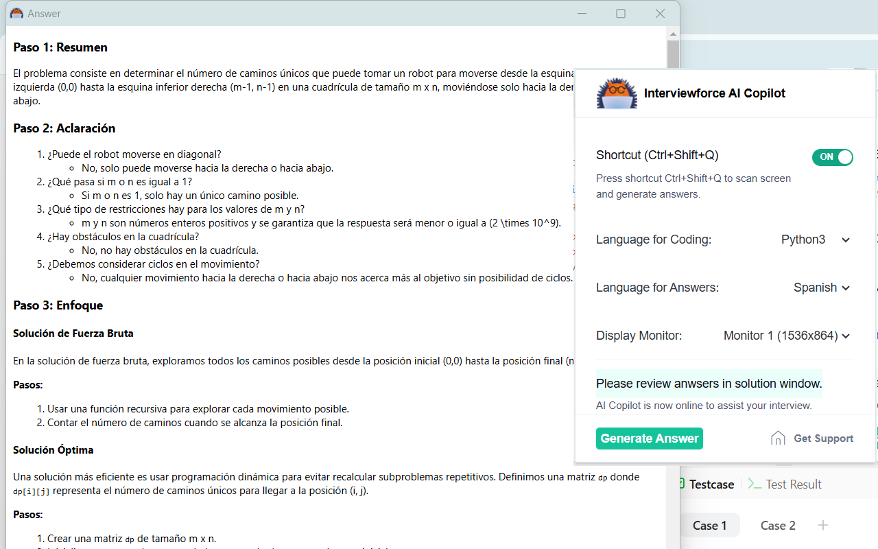Interviewforce AI Copilot chrome谷歌浏览器插件_扩展第2张截图