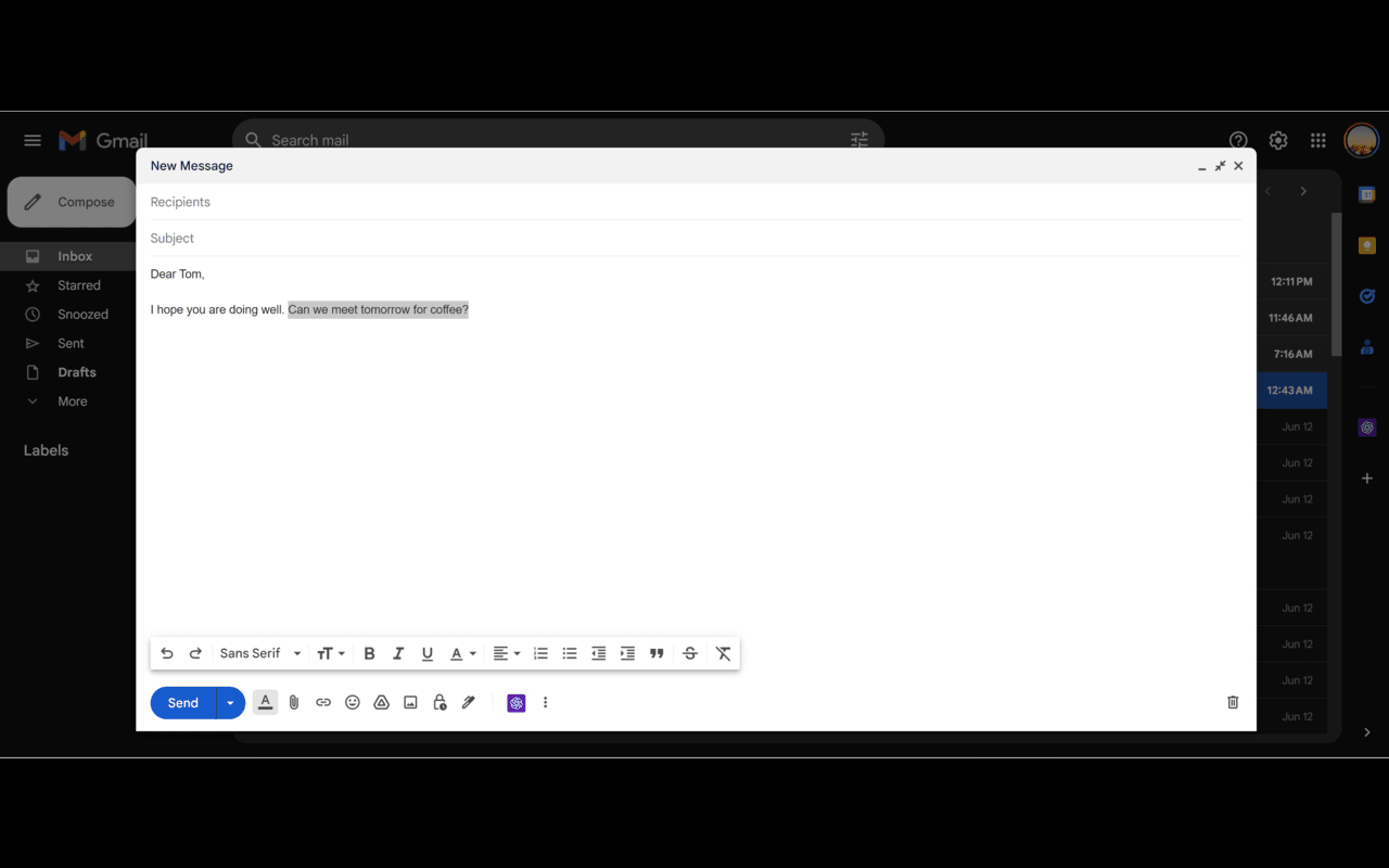 Rephrase with Akshara chrome谷歌浏览器插件_扩展第1张截图