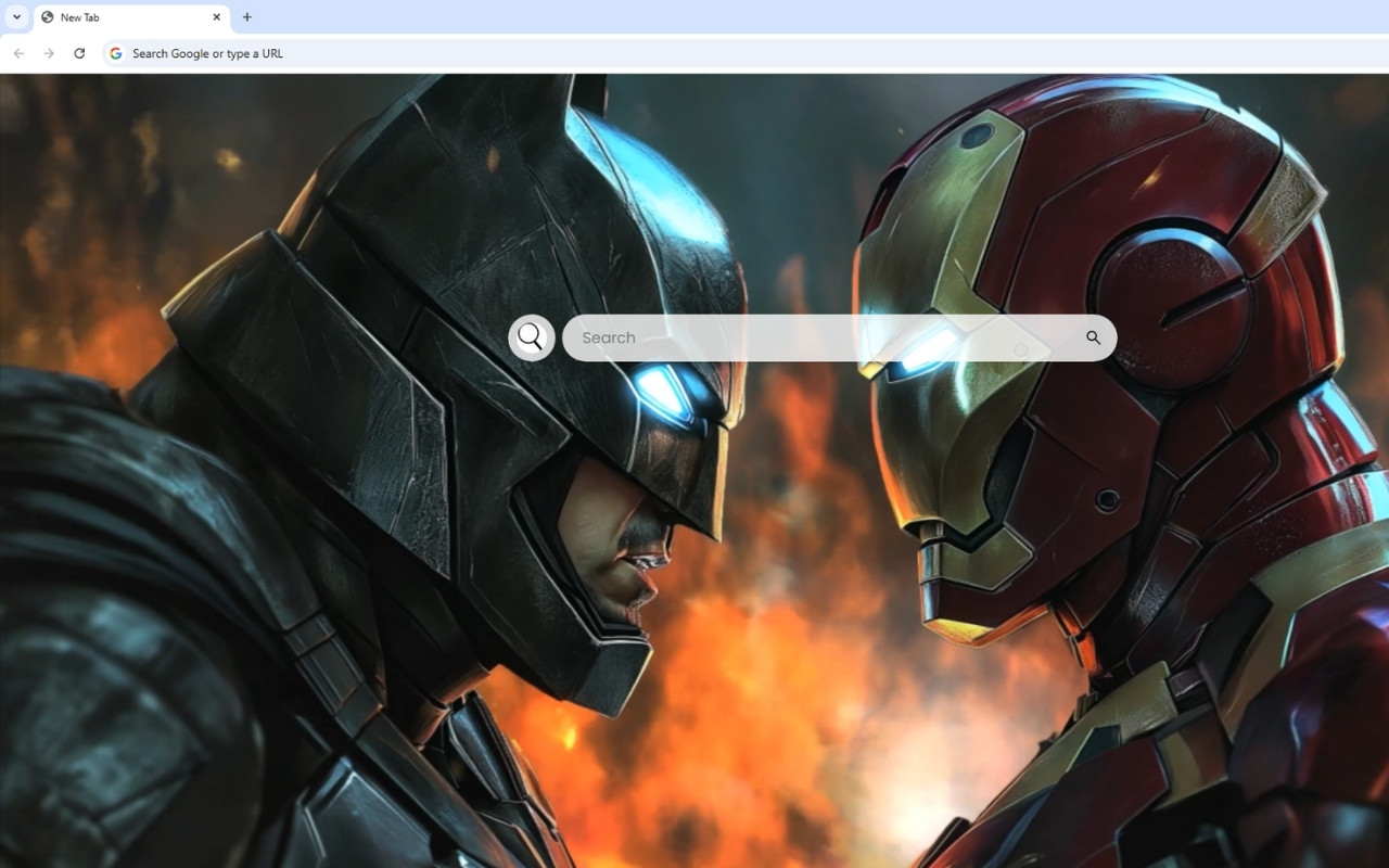 Iron Man vs Batman Live Wallpaper chrome谷歌浏览器插件_扩展第2张截图