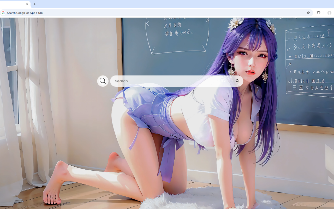 Girl in Class Live Wallpaper chrome谷歌浏览器插件_扩展第4张截图