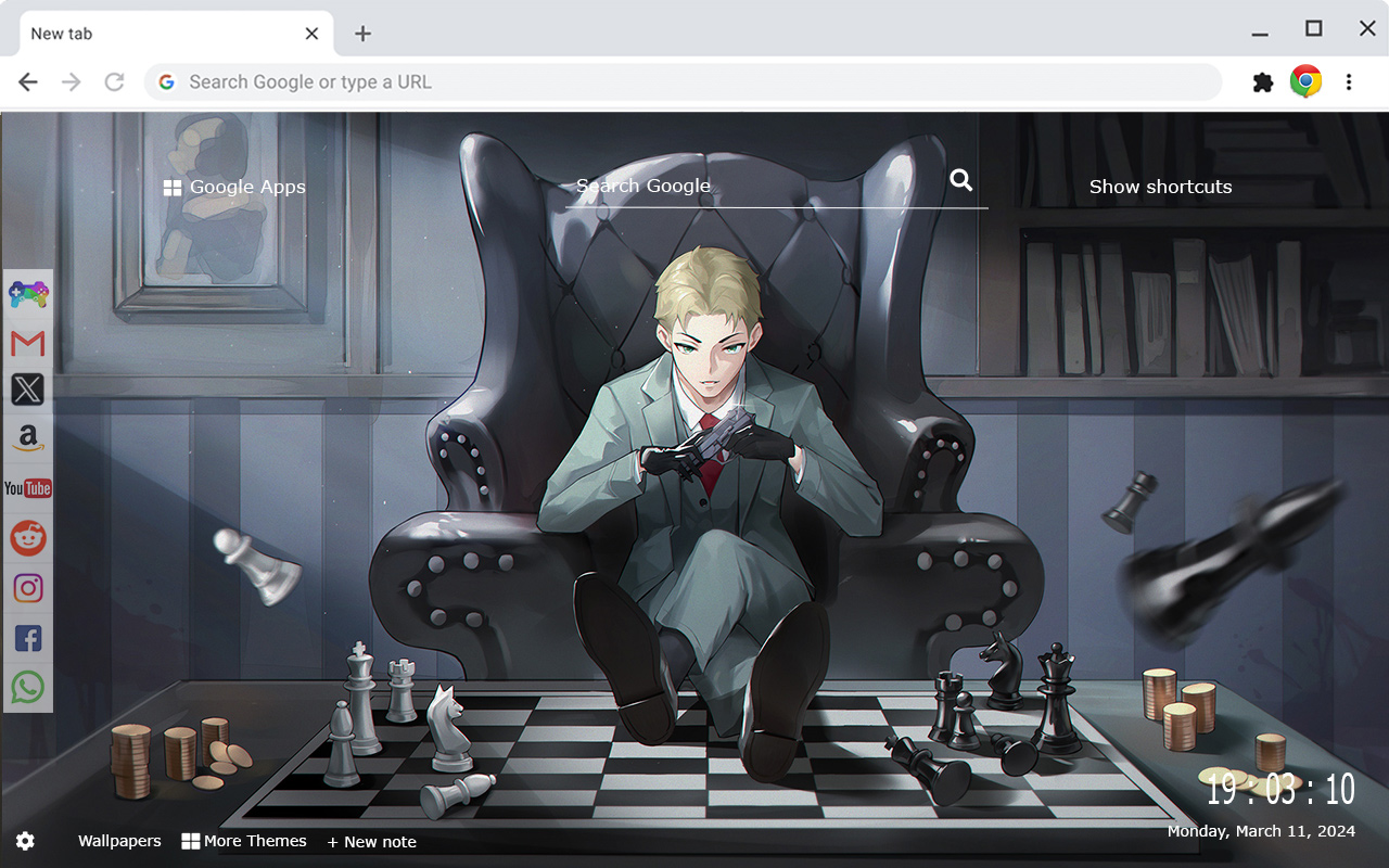 Loid Forger | Spy x Family New Tab Extension chrome谷歌浏览器插件_扩展第5张截图