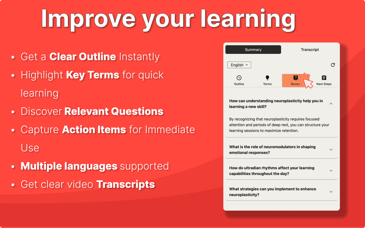 YouTube 视频摘要生成器 chrome谷歌浏览器插件_扩展第1张截图