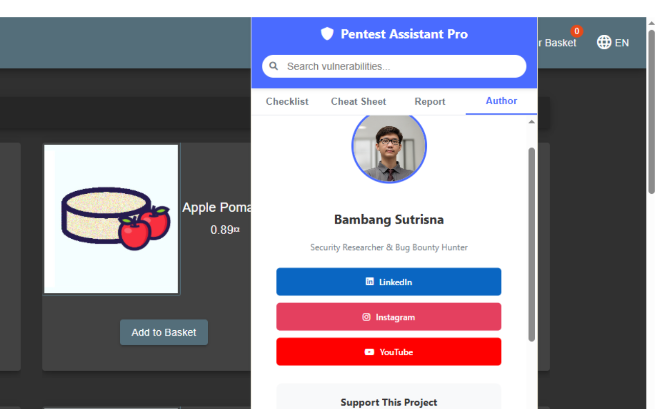 Pentest Assistant chrome谷歌浏览器插件_扩展第1张截图