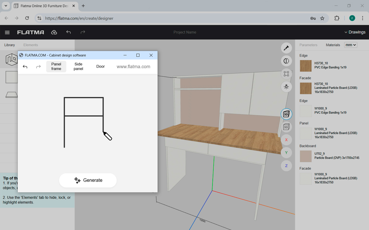 Cabinet Design chrome谷歌浏览器插件_扩展第2张截图