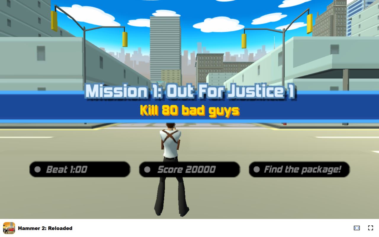 Hammer 2: Reloaded - 动作与射击与驾驶游戏 chrome谷歌浏览器插件_扩展第4张截图