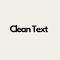 Text Cleaner