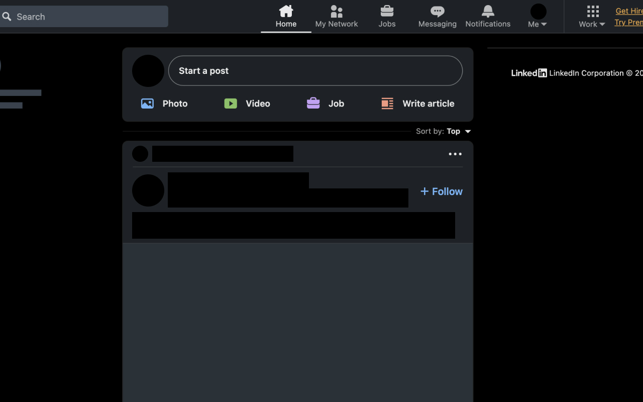 No LinkedIn News chrome谷歌浏览器插件_扩展第1张截图