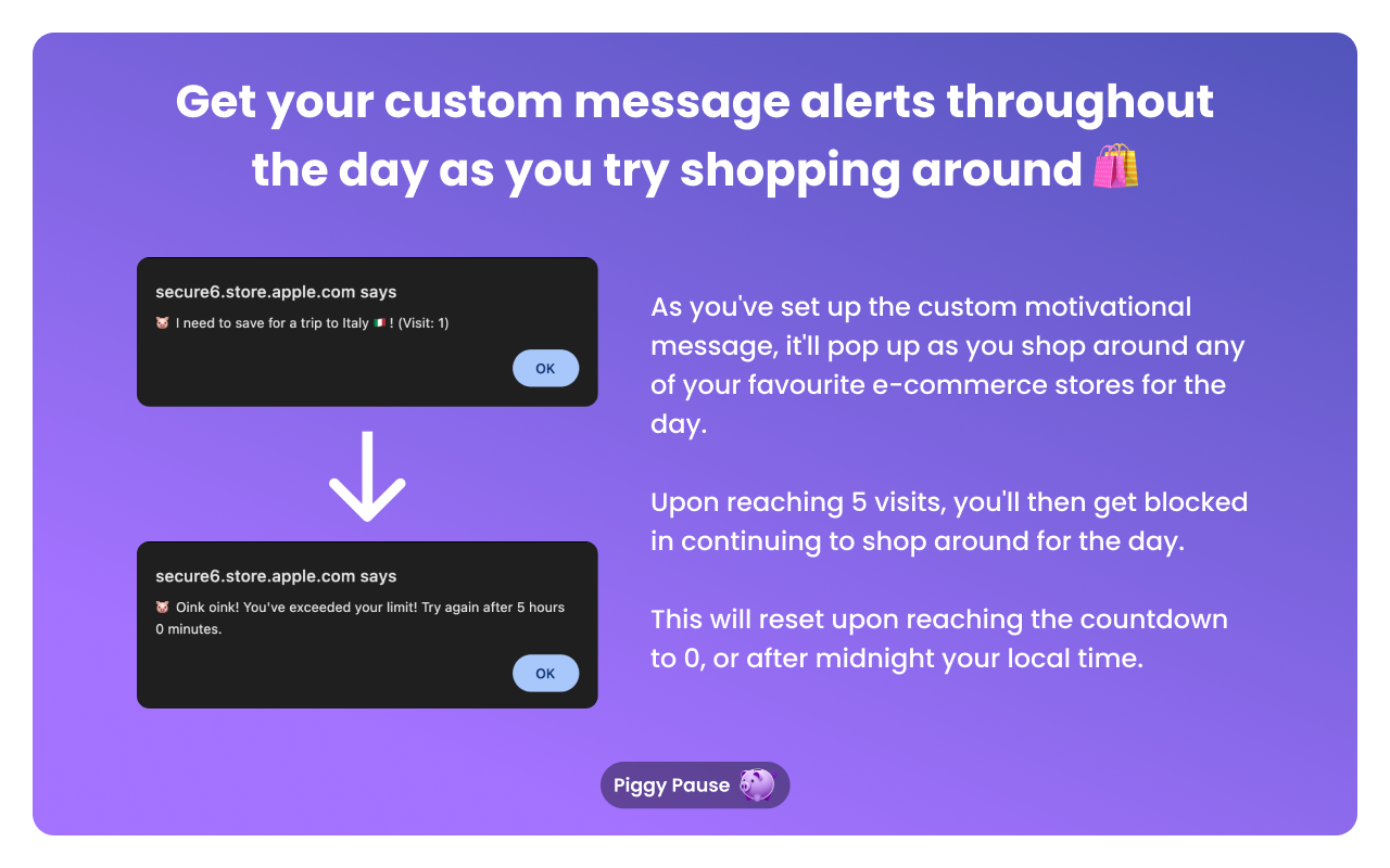Piggy Pause chrome谷歌浏览器插件_扩展第2张截图