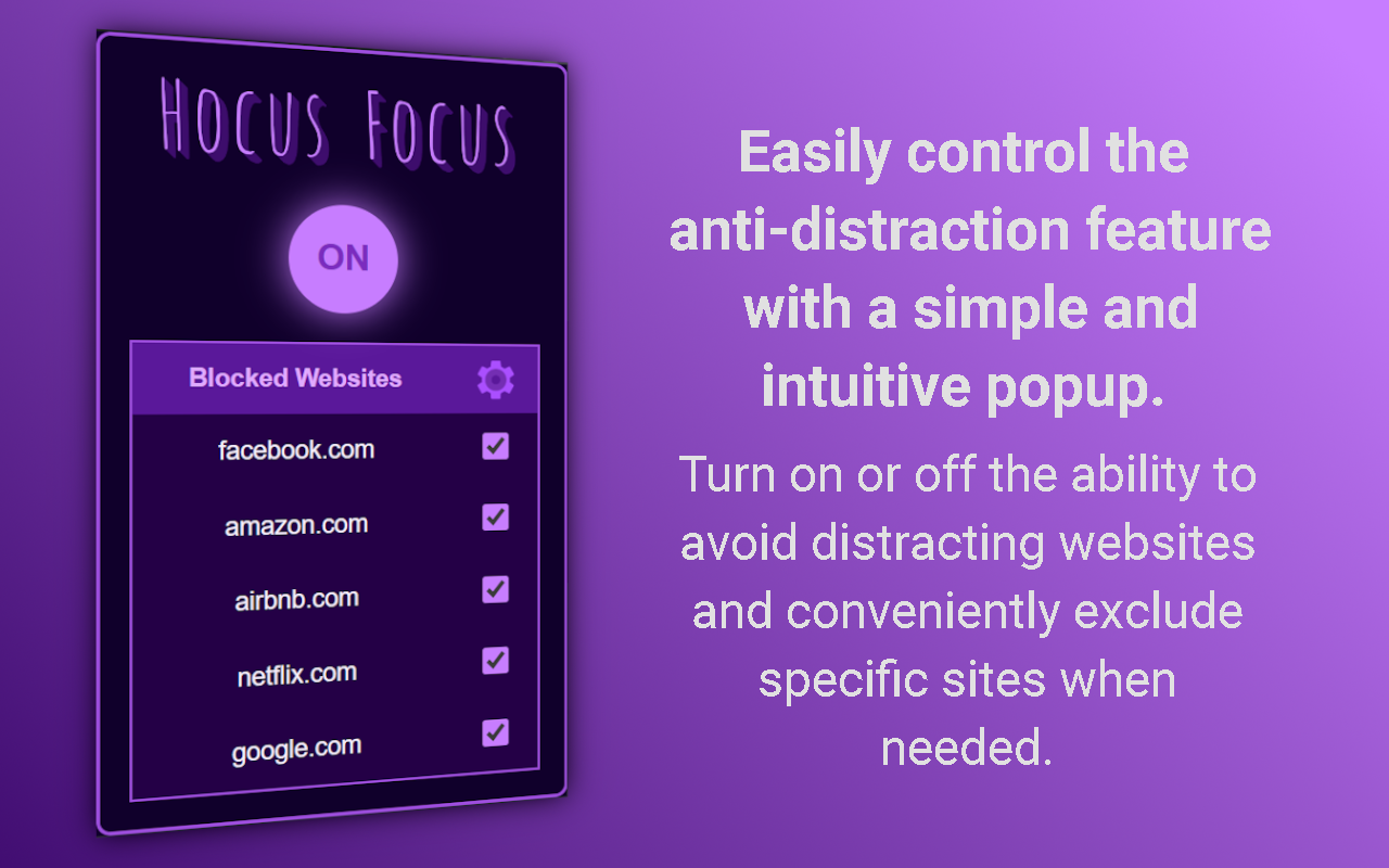 Hocus Focus chrome谷歌浏览器插件_扩展第2张截图