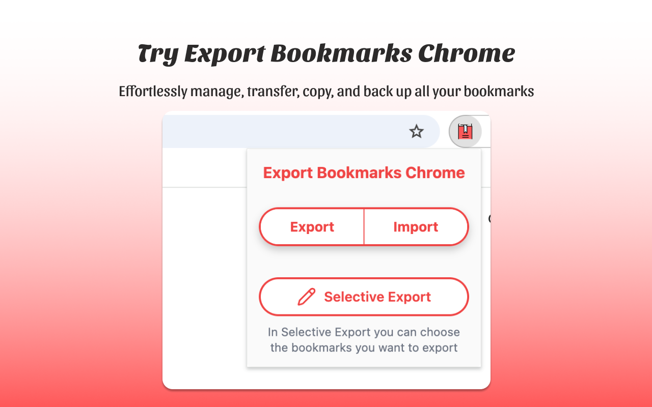 导出书签 Chrome chrome谷歌浏览器插件_扩展第2张截图